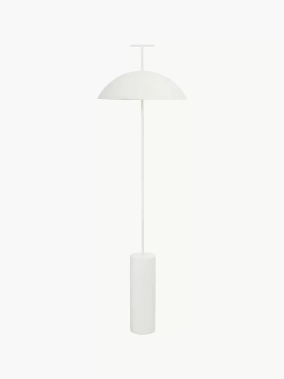 Led-Stehleuchten-Kartell Kleine Design LED-Stehlampe Geen-A, dimmbar Weiß