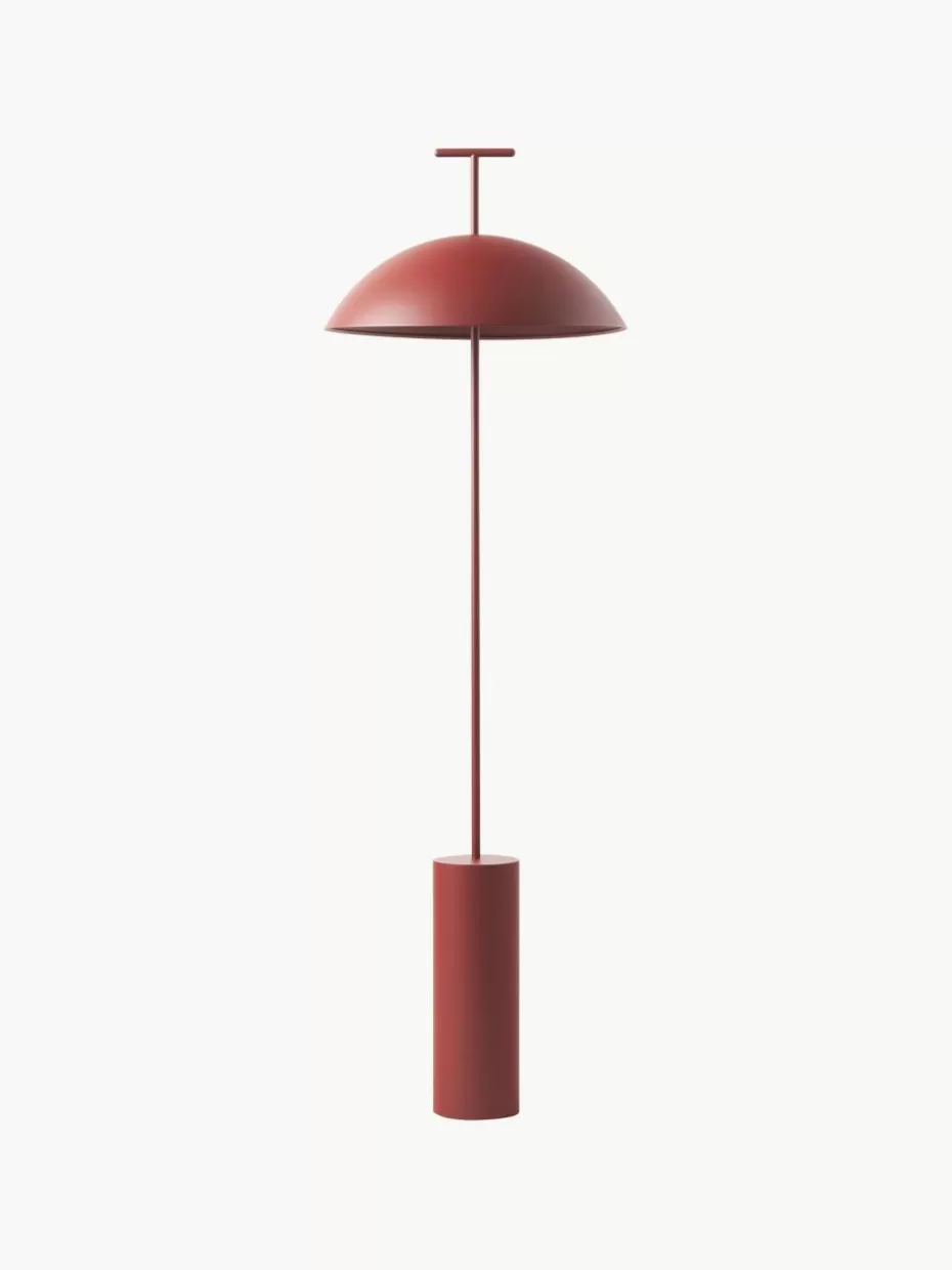 Led-Stehleuchten-Kartell Kleine Design LED-Stehlampe Geen-A, dimmbar Rostrot