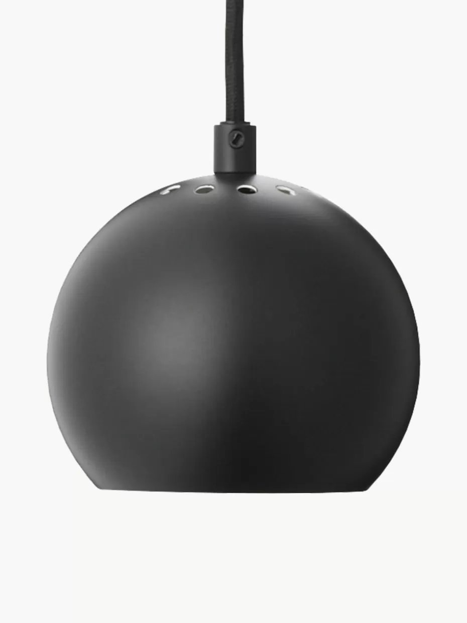 Pendelleuchten-Frandsen Kleine Kugel-Pendelleuchte Ball Schwarz, matt