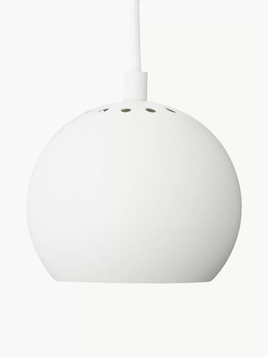 Pendelleuchten-Frandsen Kleine Kugel-Pendelleuchte Ball Weiß, matt