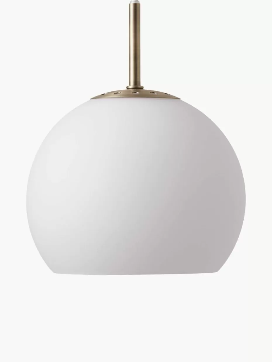 Pendelleuchten-Frandsen Kleine Kugel-Pendelleuchte Ball, in verschiedenen Größen Weiß, matt