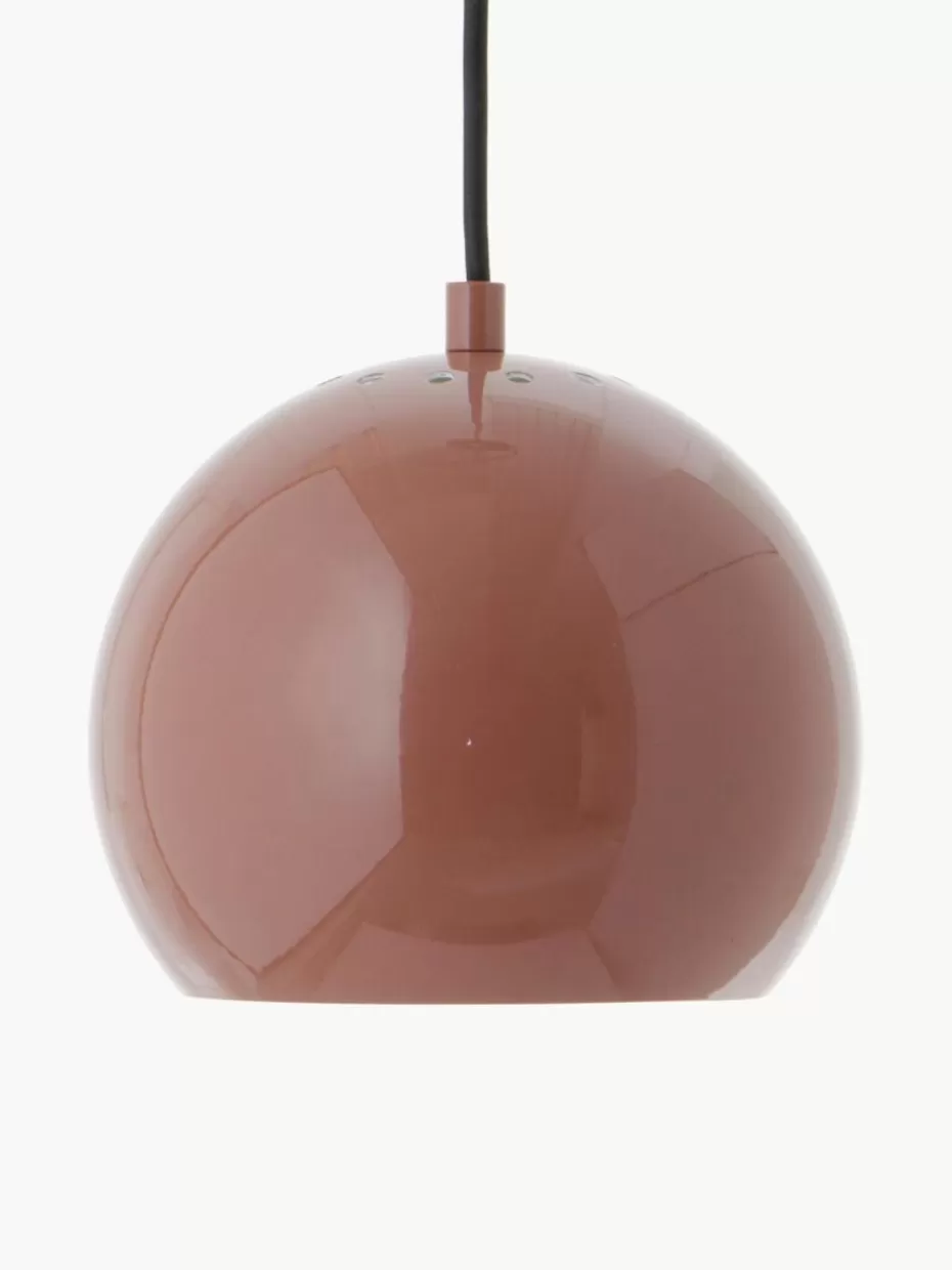 Pendelleuchten-Frandsen Kleine Kugel-Pendelleuchte Ballbraun Rostrot