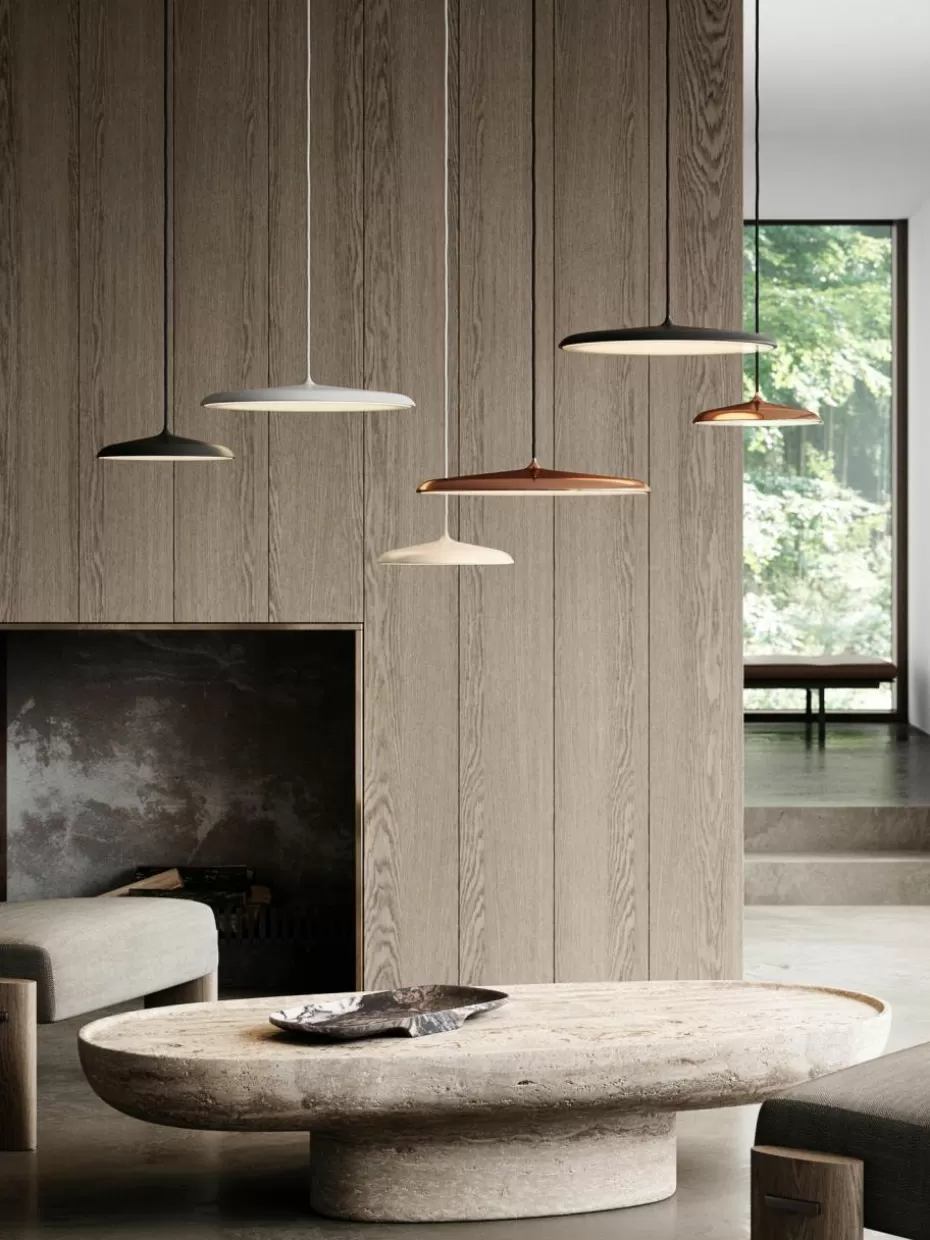 Led-Pendelleuchten | Pendelleuchten-Westwing Kleine LED-Pendelleuchte Artist Schwarz, matt