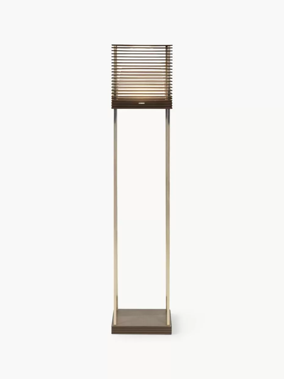 Led-Stehleuchten-Armani Casa Kleine LED-Stehlampe Miya, dimmbar