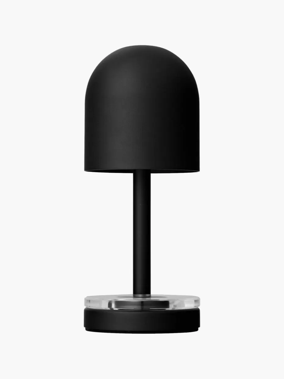 Outdoor Tischlampen-Aytm Kleine mobile LED-Außentischlampe Luceo Schwarz, matt
