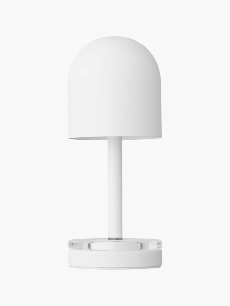 Outdoor Tischlampen-Aytm Kleine mobile LED-Außentischlampe Luceo Weiß, matt