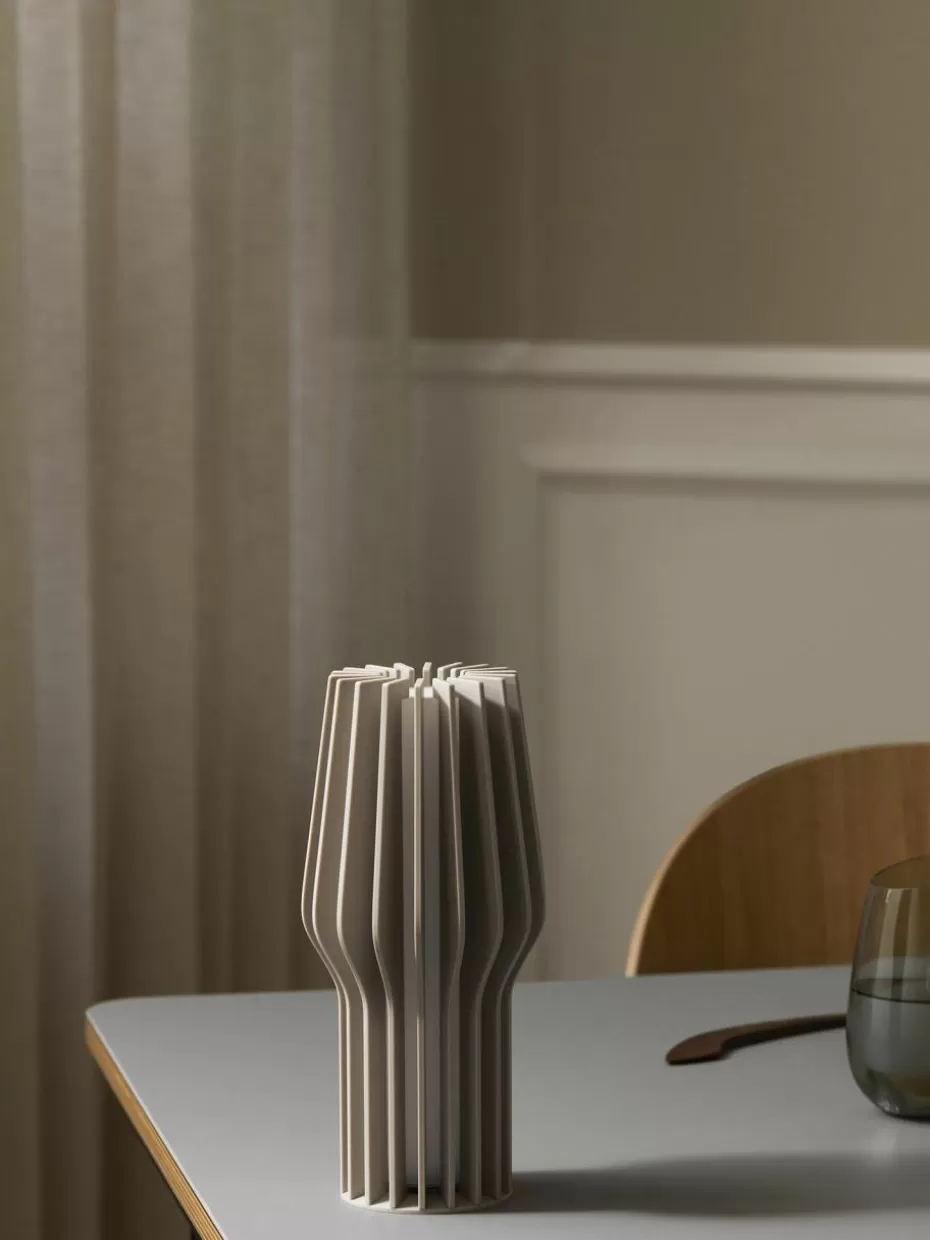 Led-Tischleuchten | Kabellose Tischlampen-Eva Solo Kleine mobile LED-Tischlampe Radiant, dimmbar Hellbeige
