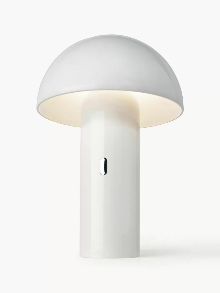 Led-Tischleuchten | Kabellose Tischlampen-Sompex Kleine mobile LED-Tischlampe Svamp, dimmbar Weiß
