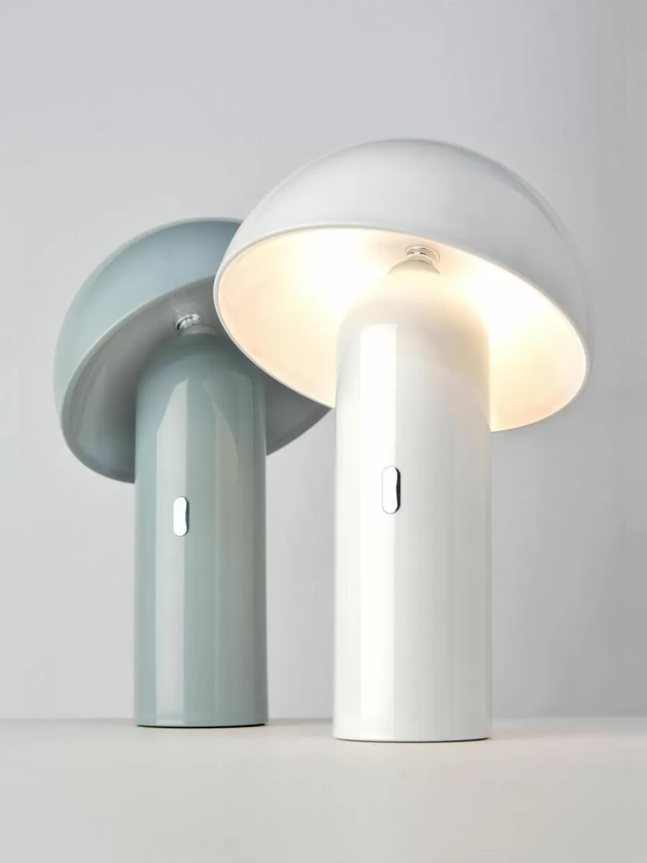Led-Tischleuchten | Kabellose Tischlampen-Sompex Kleine mobile LED-Tischlampe Svamp, dimmbar Weiß
