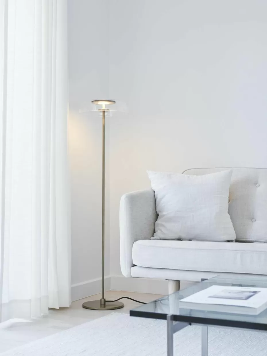 Led-Stehleuchten-Nuura Kleine mundgeblasene LED-Stehlampe Blossi, dimmbar