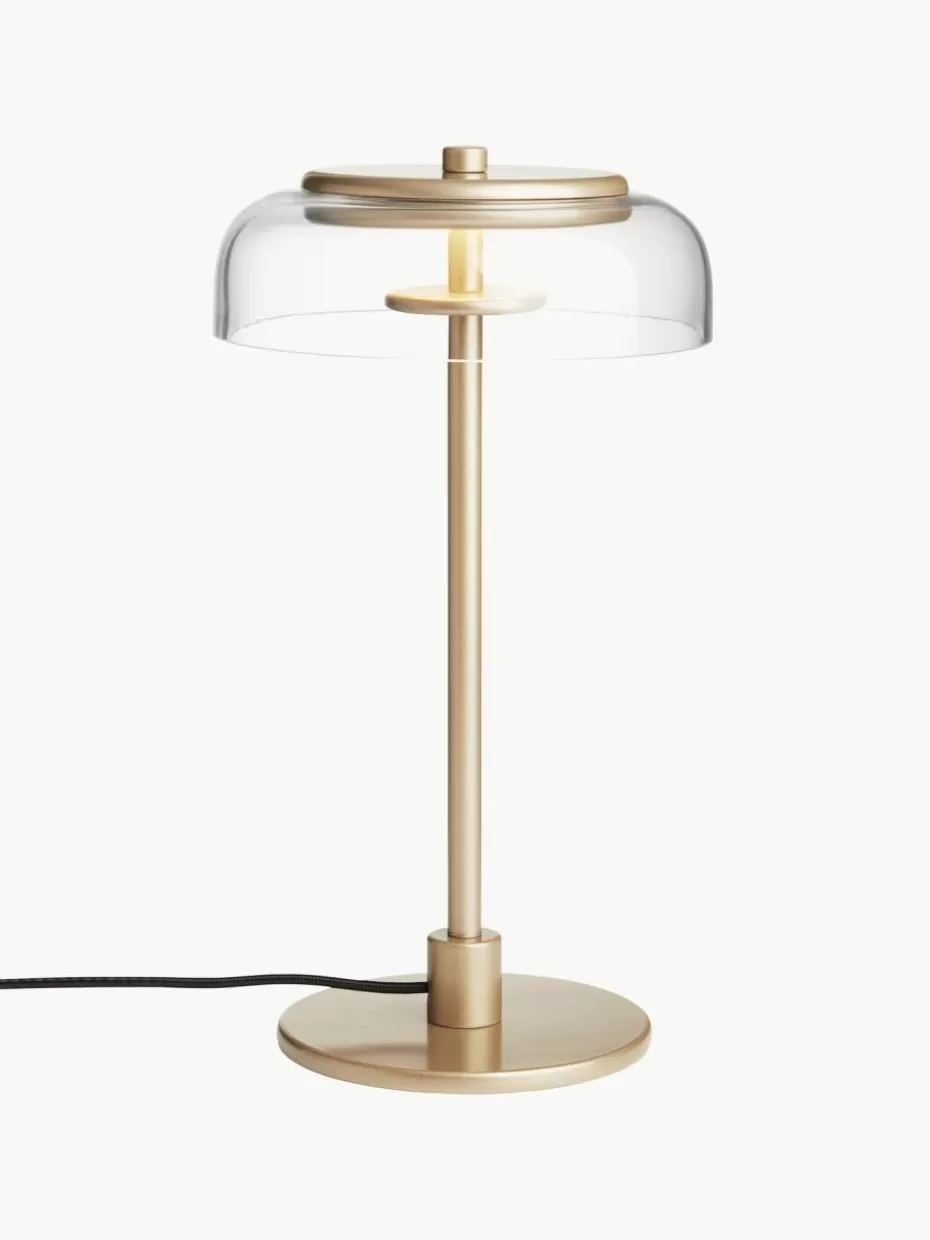 Led-Tischleuchten-Nuura Kleine mundgeblasene LED-Tischlampe Blossi, dimmbar