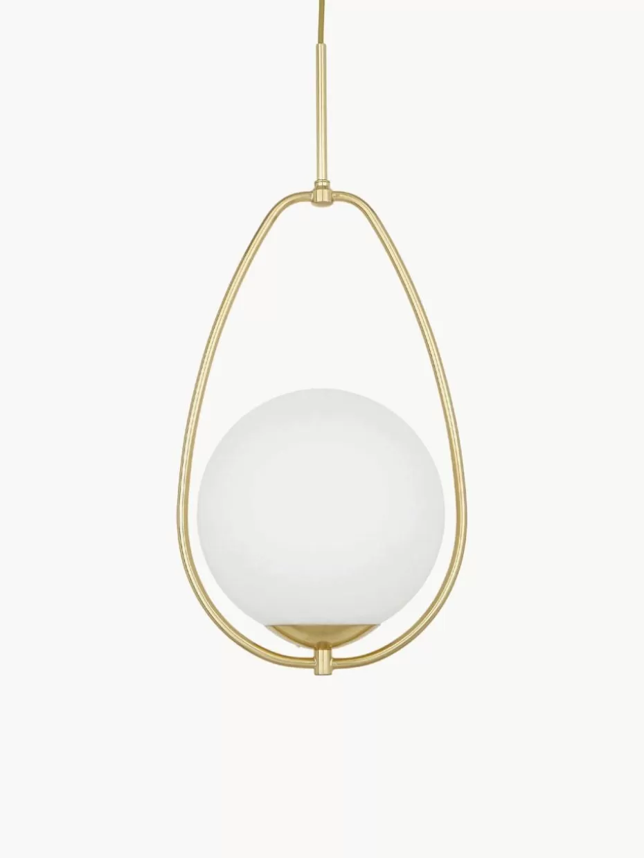 Pendelleuchten-Westwing Kleine Pendelleuchte Avalon aus Opalglas