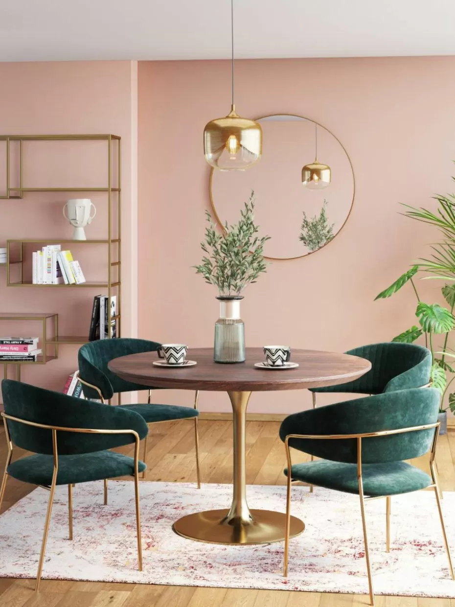 Pendelleuchten-Kare Design Kleine Pendelleuchte Golden Goblet aus Glas