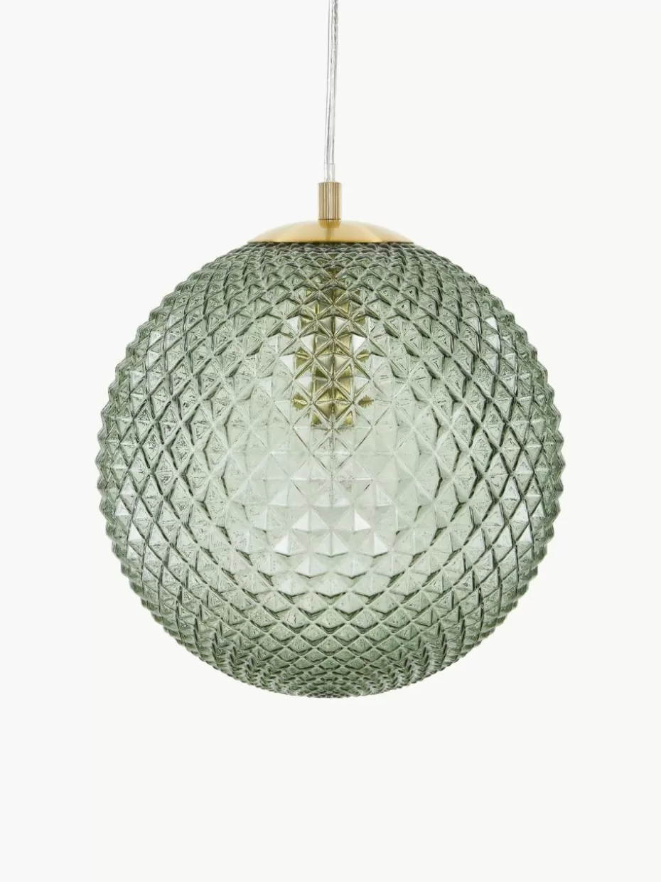 Pendelleuchten-Westwing Collection Kleine Pendelleuchte Lorna aus Glas