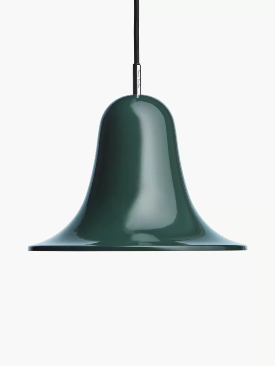 Pendelleuchten-Verpan Kleine Pendelleuchte Pantop, Design Verner Panton Dunkelgrün, glänzend