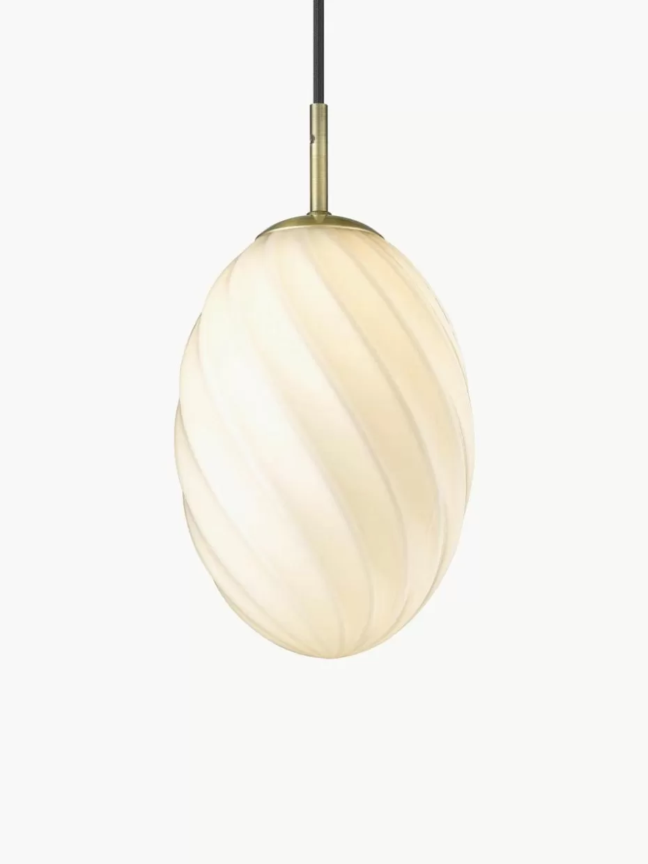 Pendelleuchten-Halo Design Kleine Pendelleuchte Twist, mundgeblasen