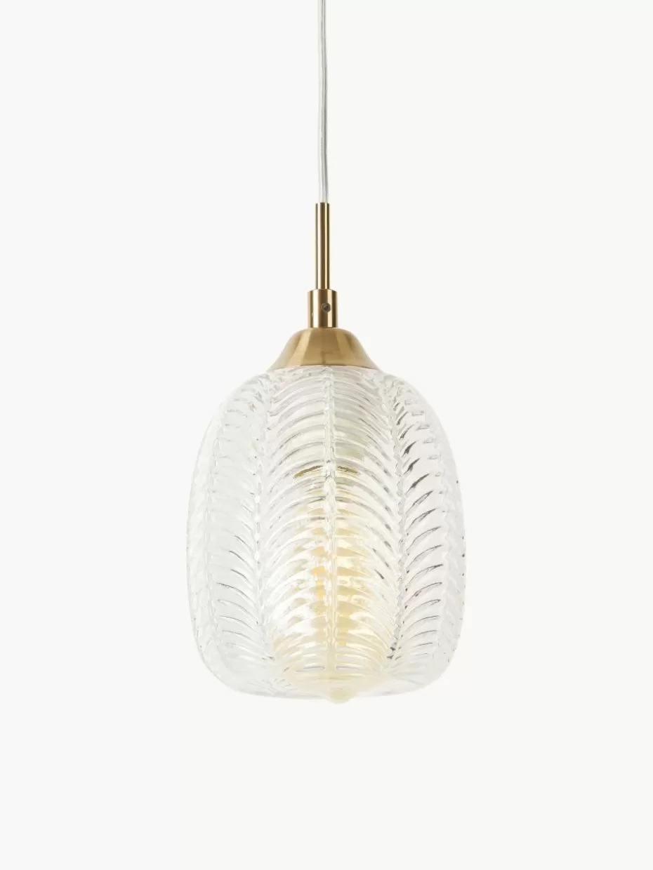 Pendelleuchten-Nova Luce Kleine Pendelleuchte Vario aus satiniertem Glas