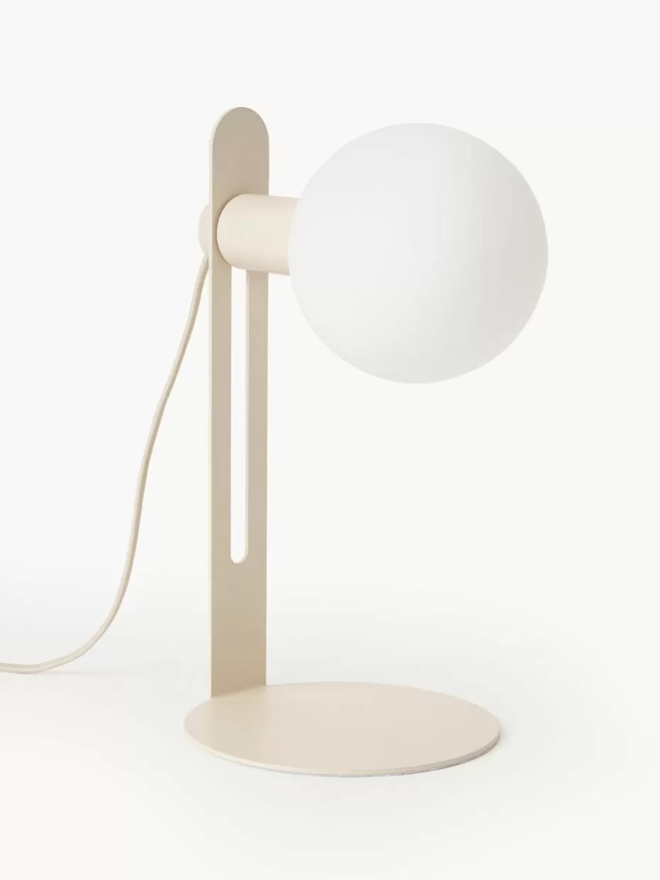 Schreibtischlampen-Westwing Collection Kleine Tischlampe Fely Beige