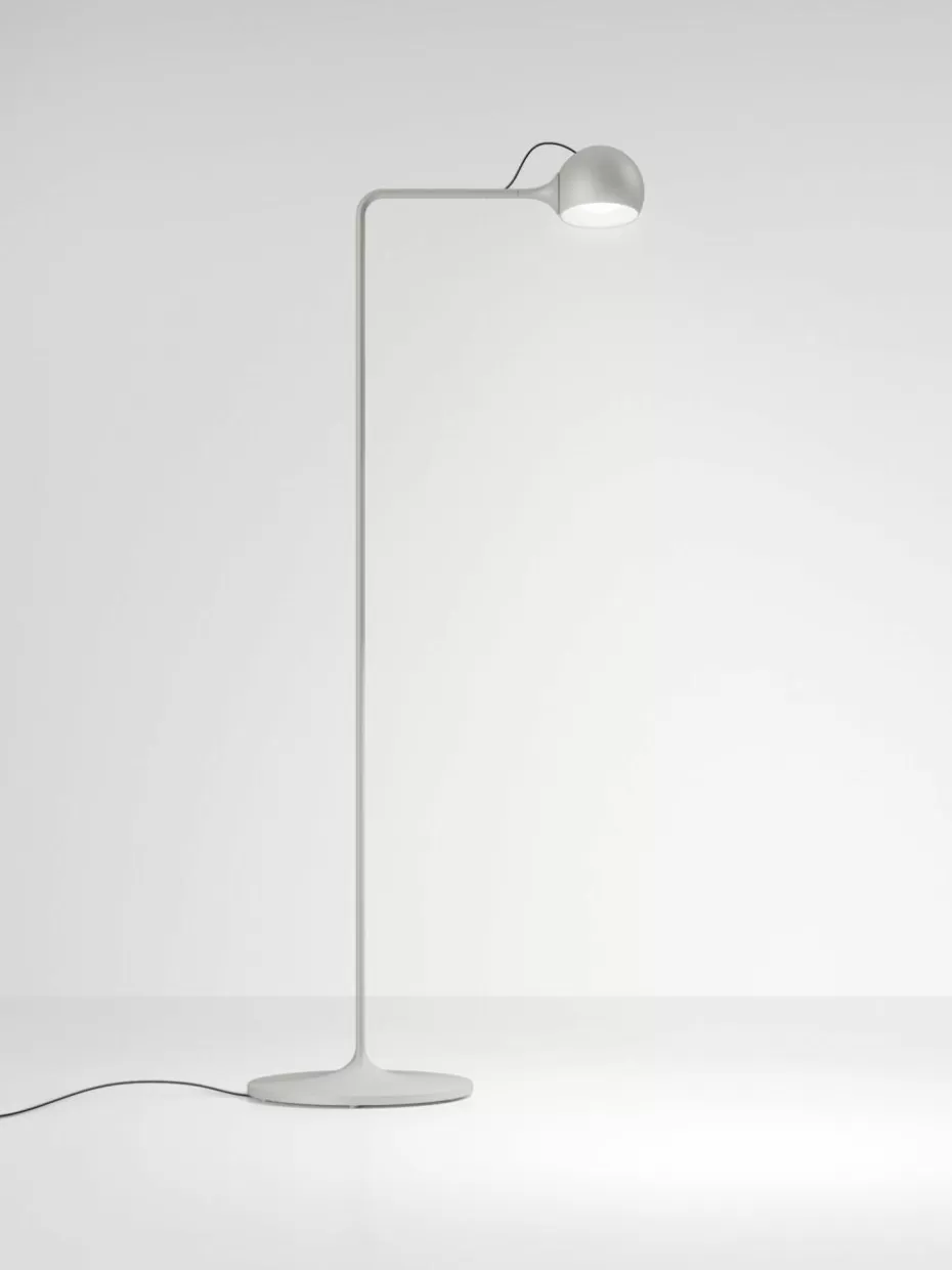 Leselampen-Artemide Kleine verstellbare LED-Leselampe Ixa, dimmbar Greige