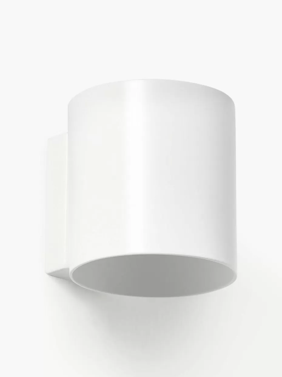 Up- & Downlights-Westwing Collection Kleine Wandleuchte Roda Weiß