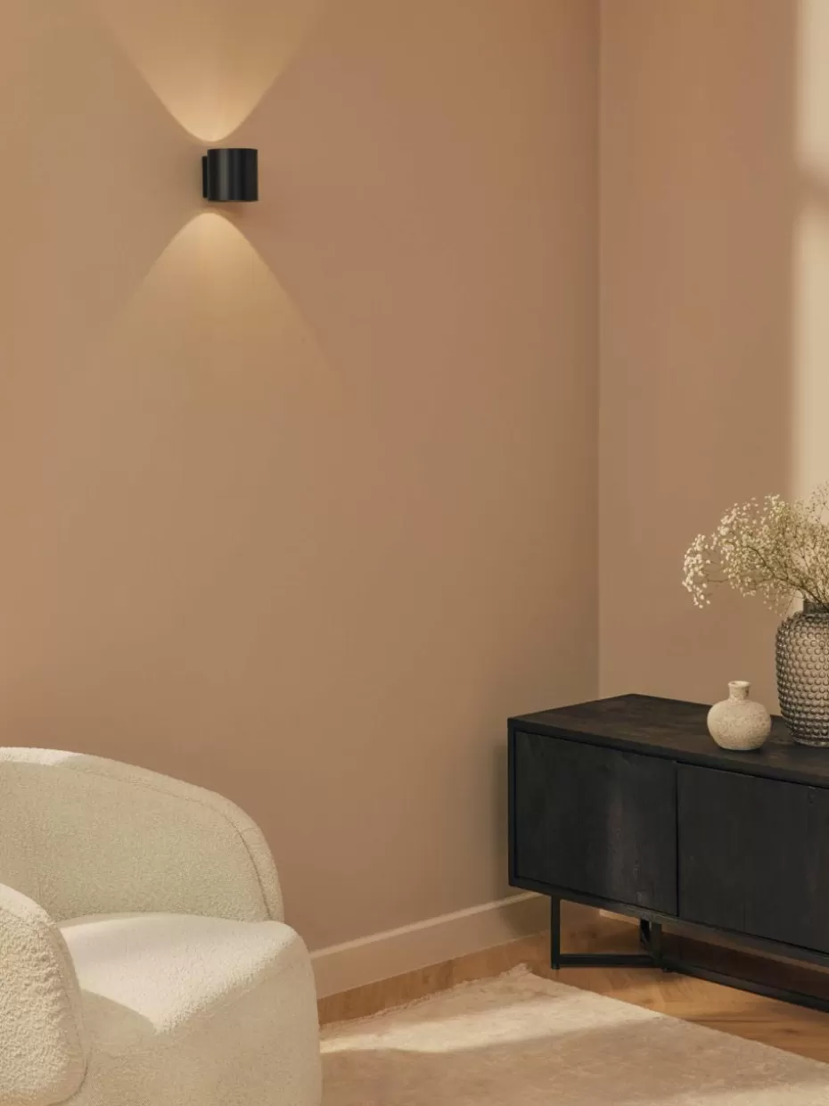 Up- & Downlights-Westwing Collection Kleine Wandleuchte Roda Schwarz