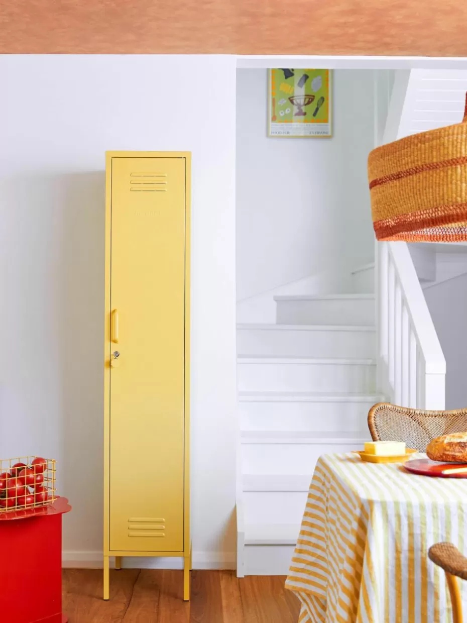 Kleiderschränke-Mustard Made Kleiner Kleiderschrank The Skinny Hellgelb