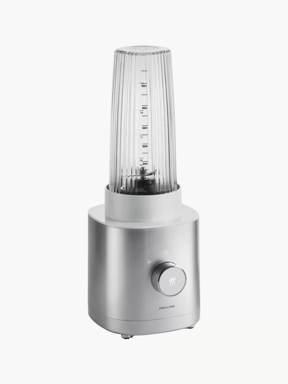 Mixer-Zwilling Kleiner Standmixer Enfinigy Silberfarben, matt