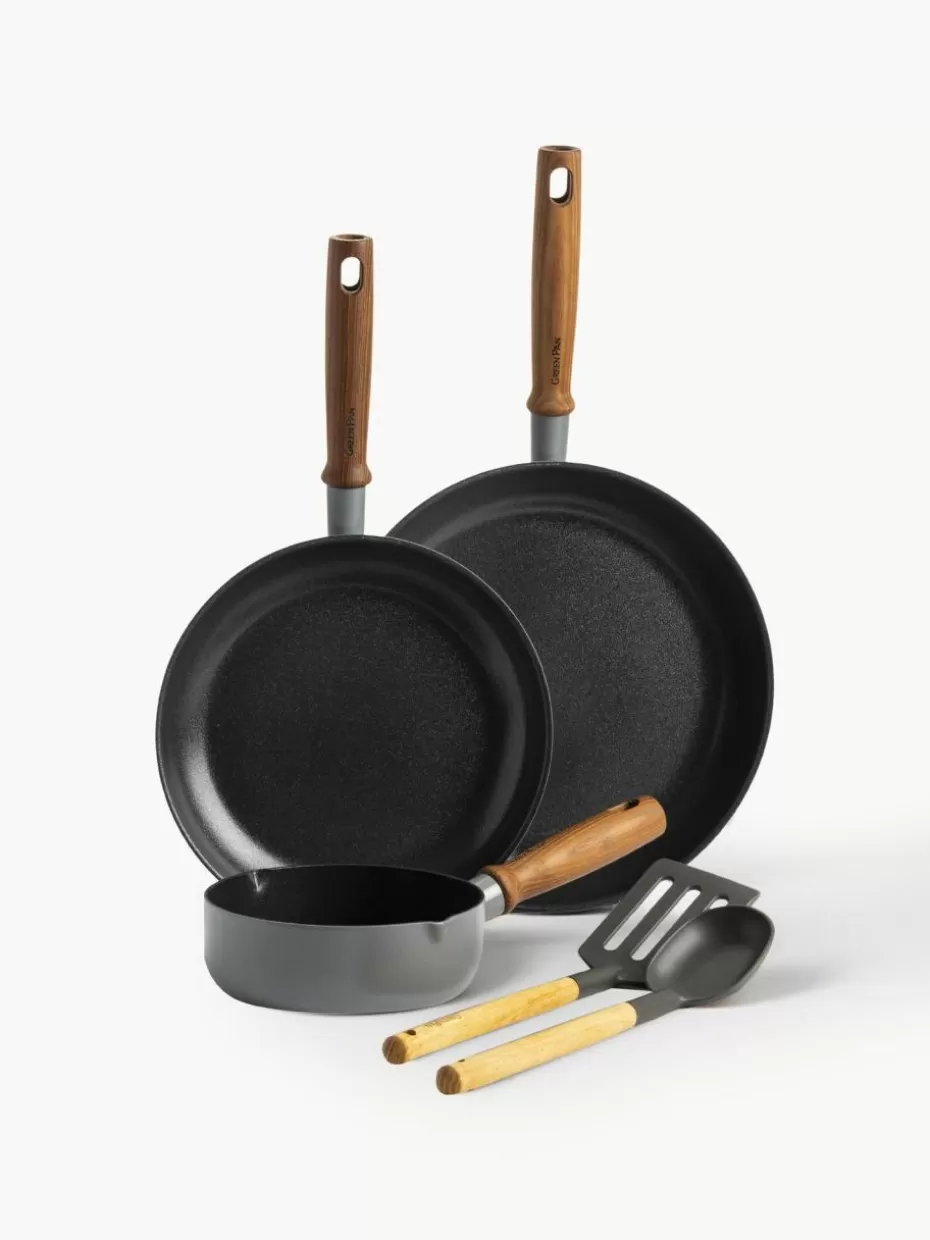 Pfannen-GreenPan Koch-Set Mayflower Pro mit Antihaftbeschichtung, 5-tlg.