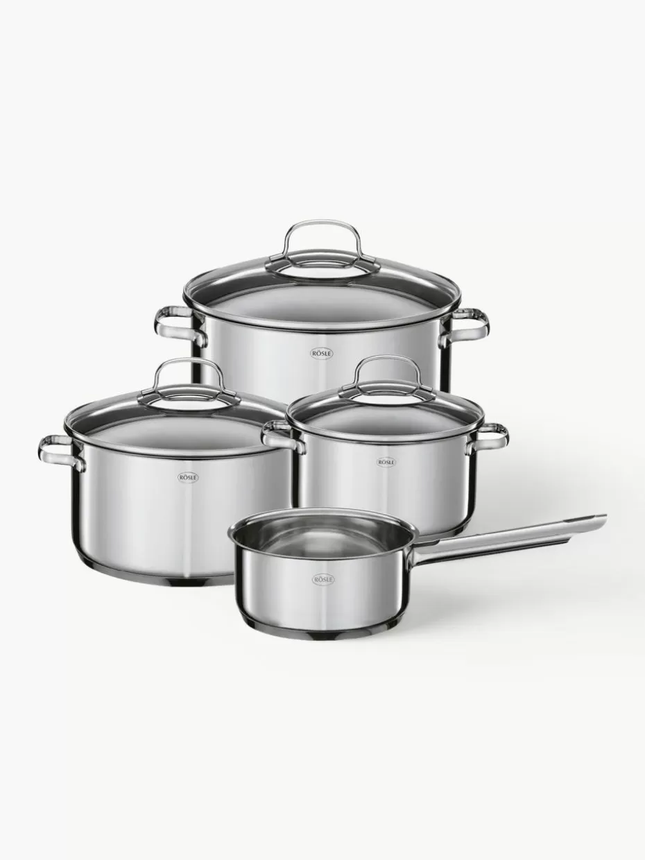 Töpfe-Rösle Kochtopf-Set Elegance, 4-tlg.