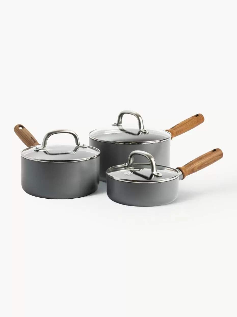Töpfe-GreenPan Kochtöpfe Mayflower Pro mit Antihaftbeschichtung, 3er-Set