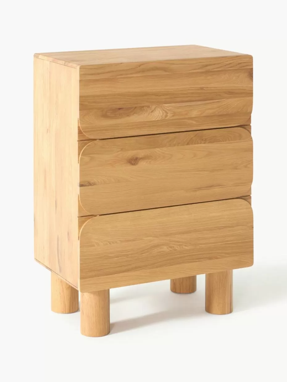 Kommoden & Sideboards-Westwing Collection Kommode Cadi aus Eichenholz Eichenholz, geölt