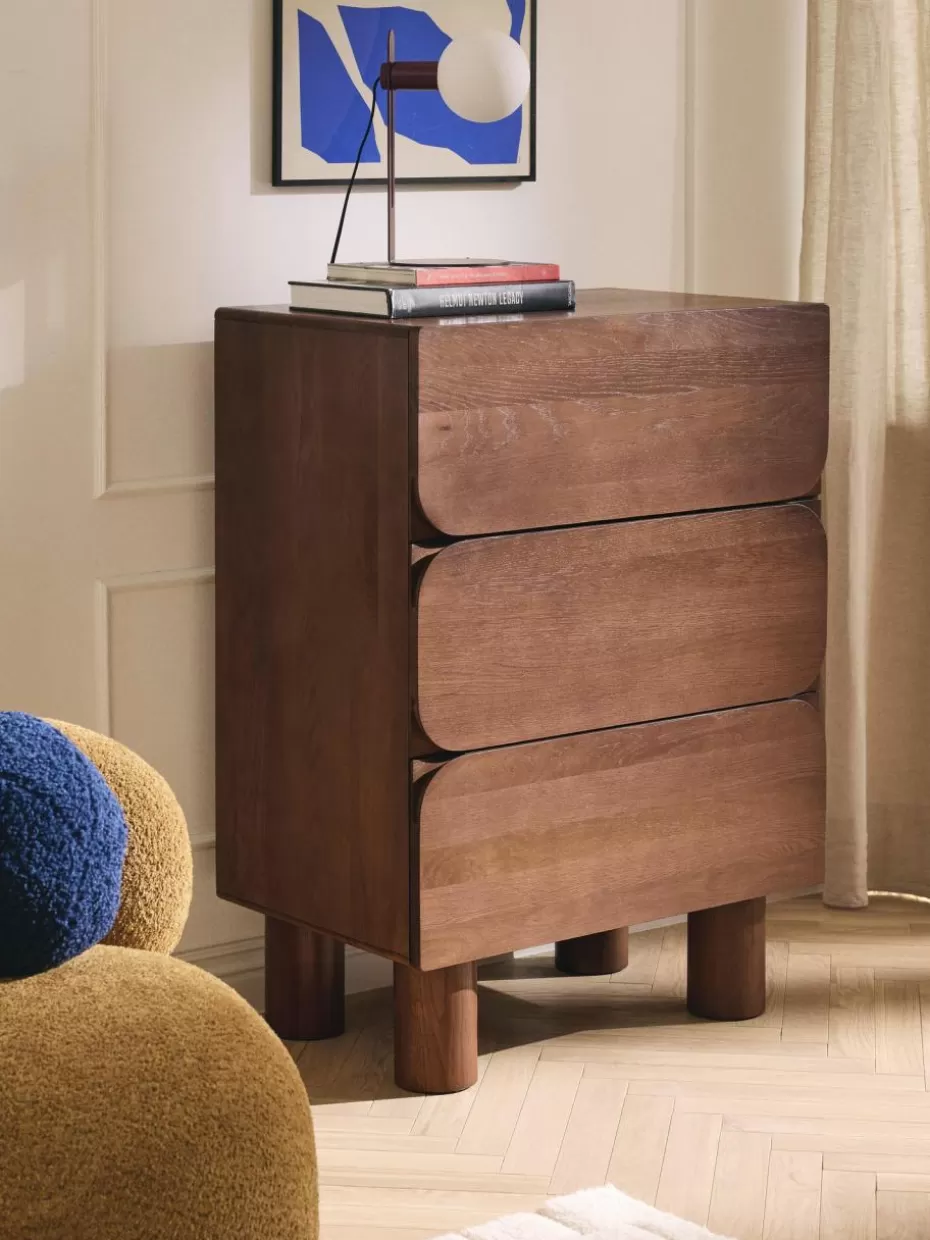 Kommoden & Sideboards-Westwing Collection Kommode Cadi aus Eichenholz Eichenholz, braun lackiert