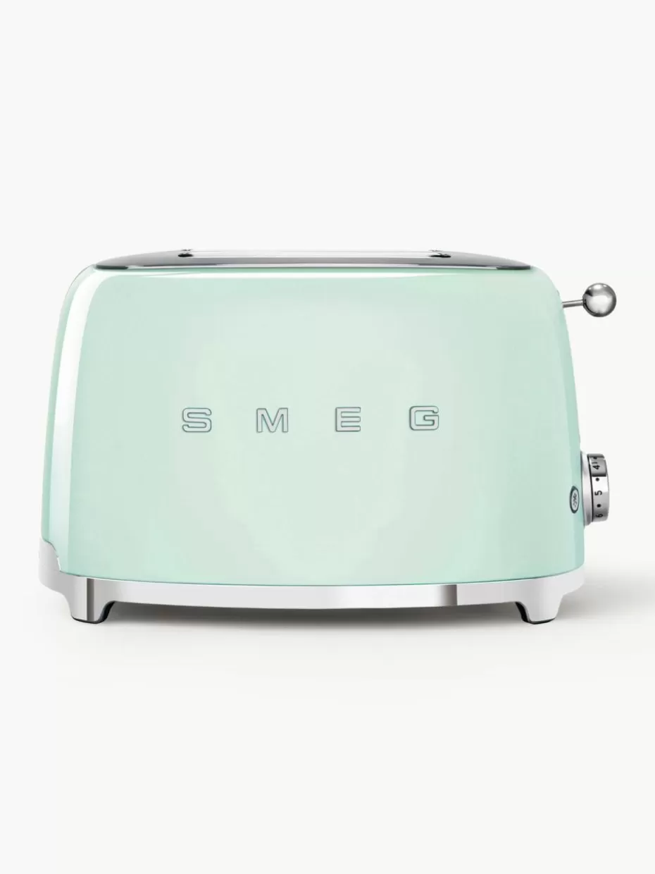 Toaster-Smeg Kompakt Toaster 50's Style Mintgrün, glänzend