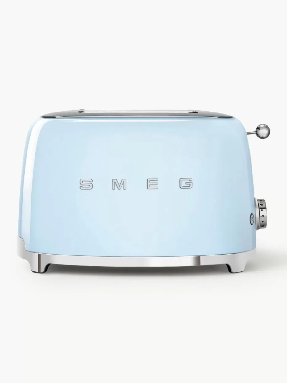 Toaster-Smeg Kompakt Toaster 50's Style Hellblau, glänzend