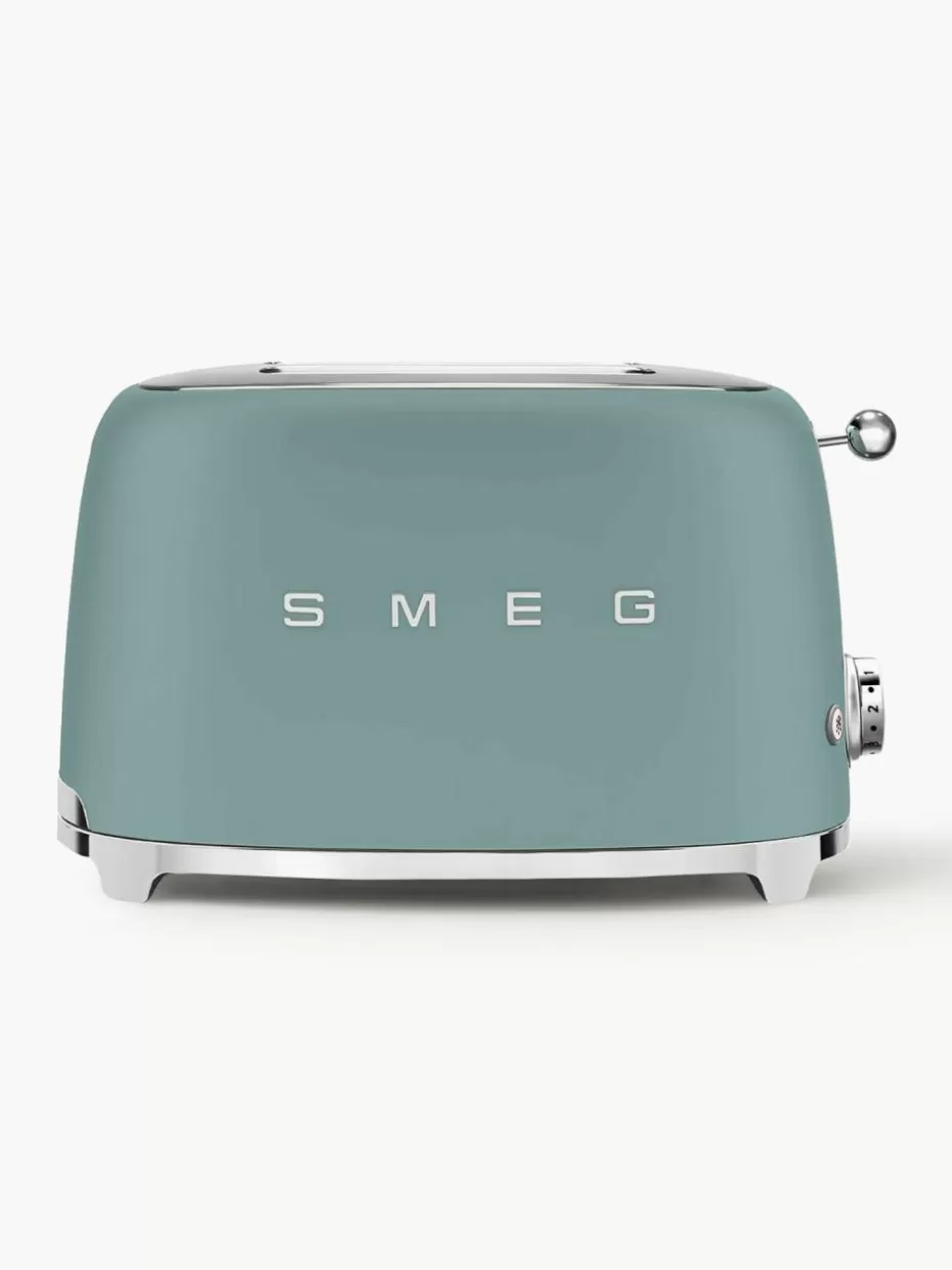 Toaster-Smeg Kompakt Toaster 50's Style Petrol, matt