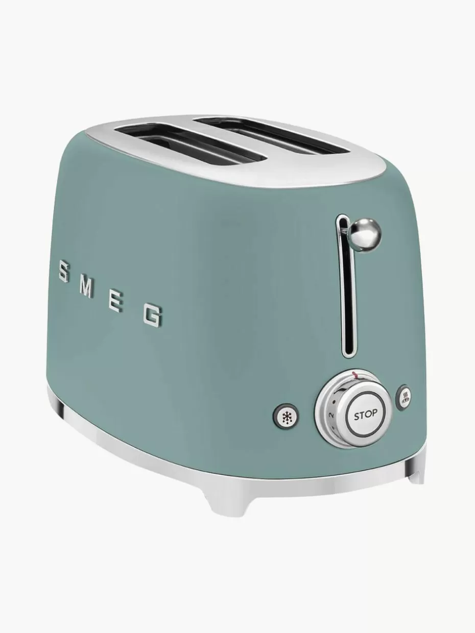 Toaster-Smeg Kompakt Toaster 50's Style Petrol, matt