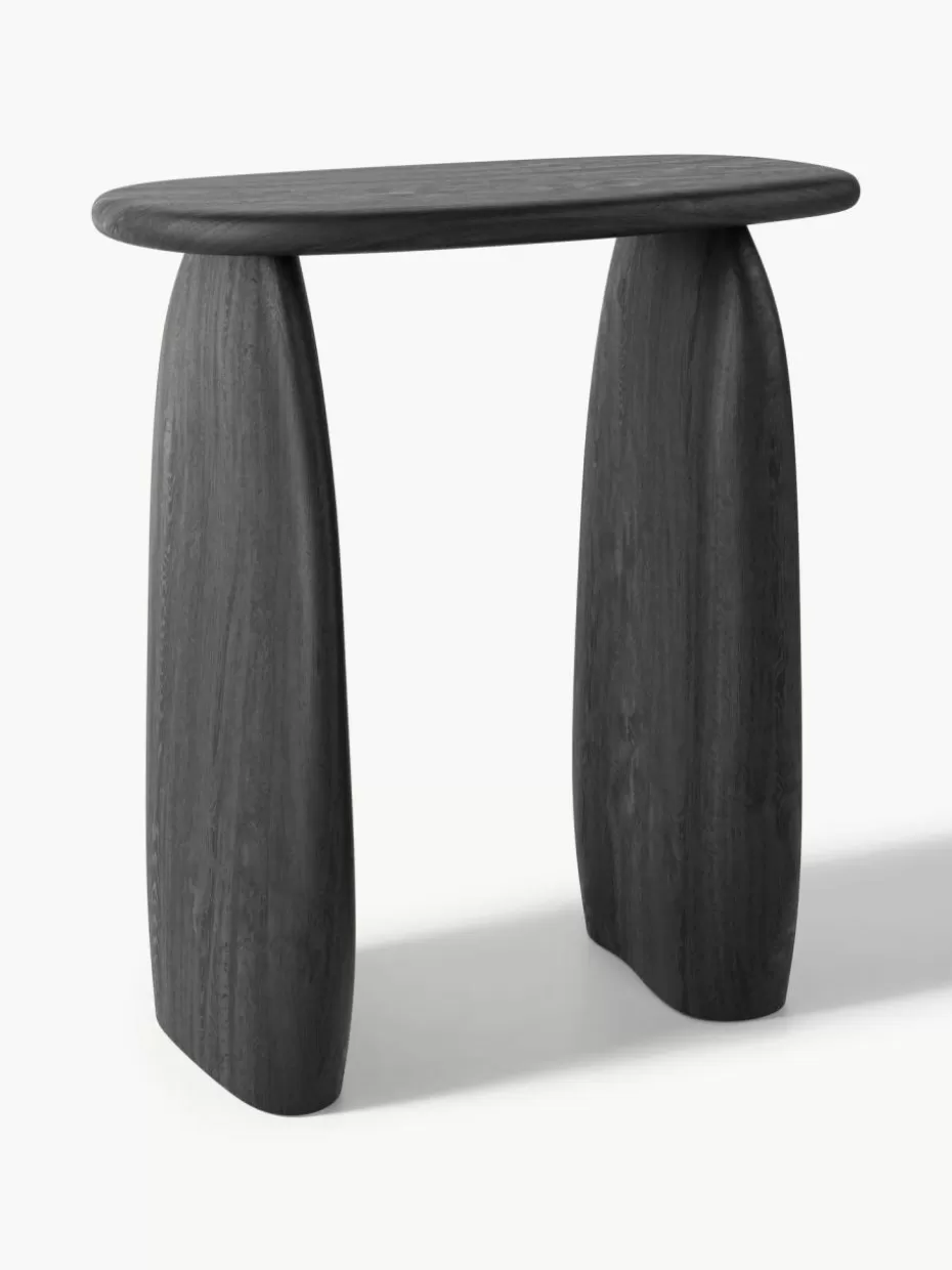 Konsolen | Konsolen-Westwing Collection Konsole Pamuk aus Mangoholz Schwarz
