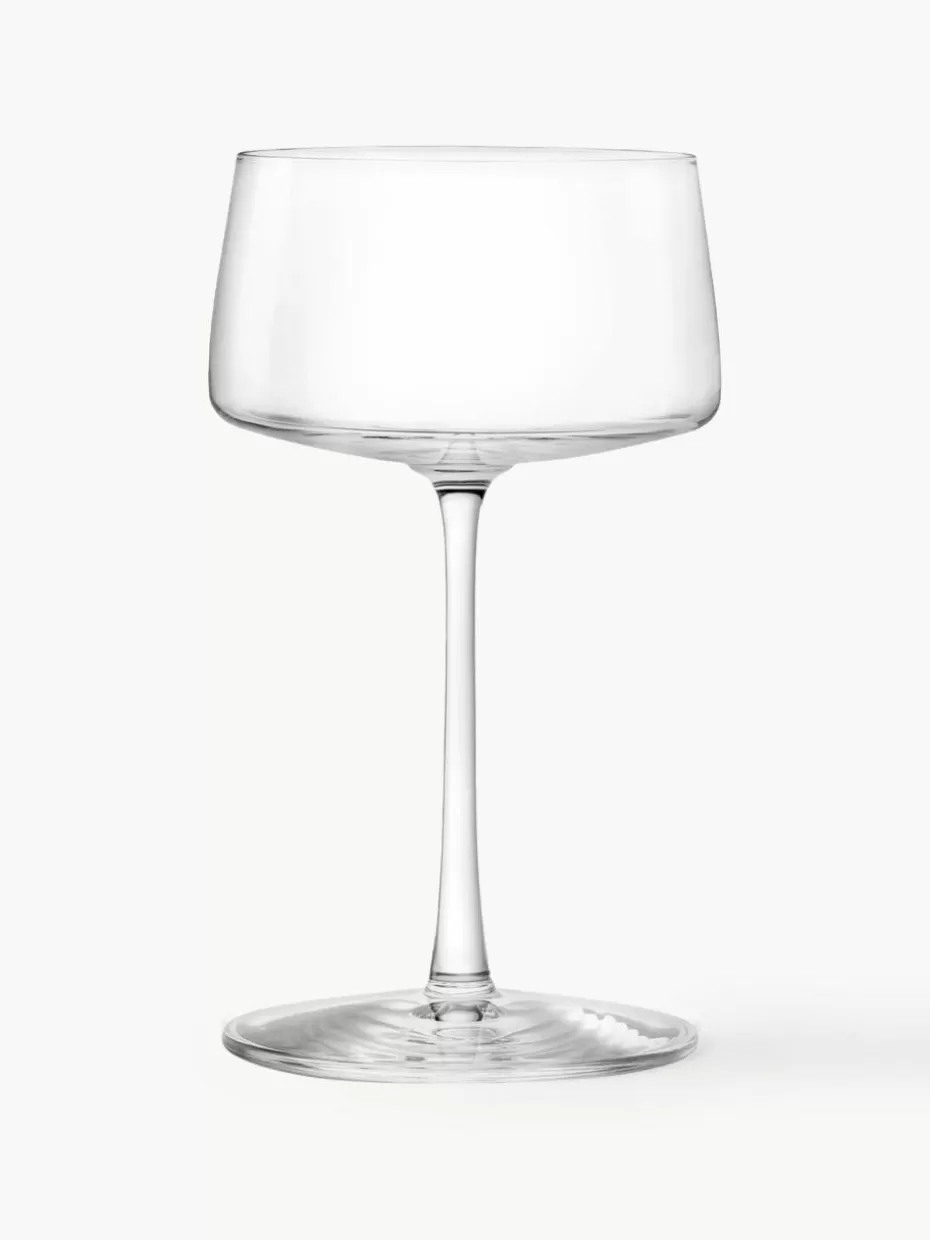 Champagner- & Sektgläser-Stölzle Lausitz Kristall-Champagnerschalen Power, 6 Stück
