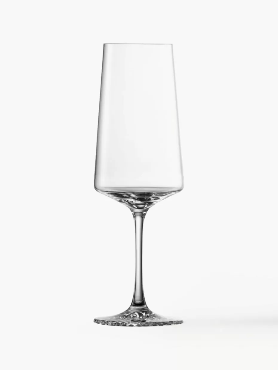Champagner- & Sektgläser-Zwiesel Glas Kristall-Sektgläser Echo, 4 Stück