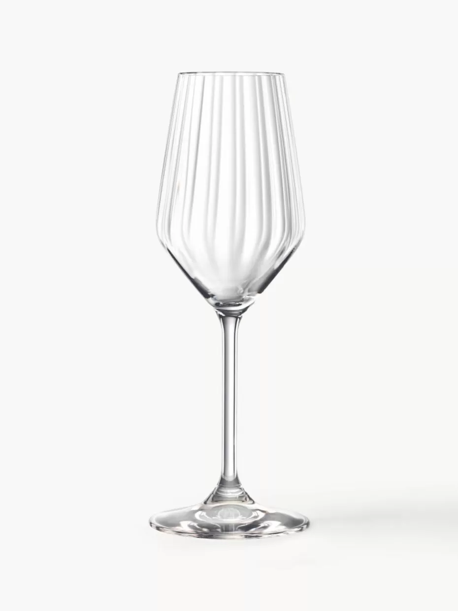 Champagner- & Sektgläser-Spiegelau Kristall-Sektgläser Life Style, 4 Stück