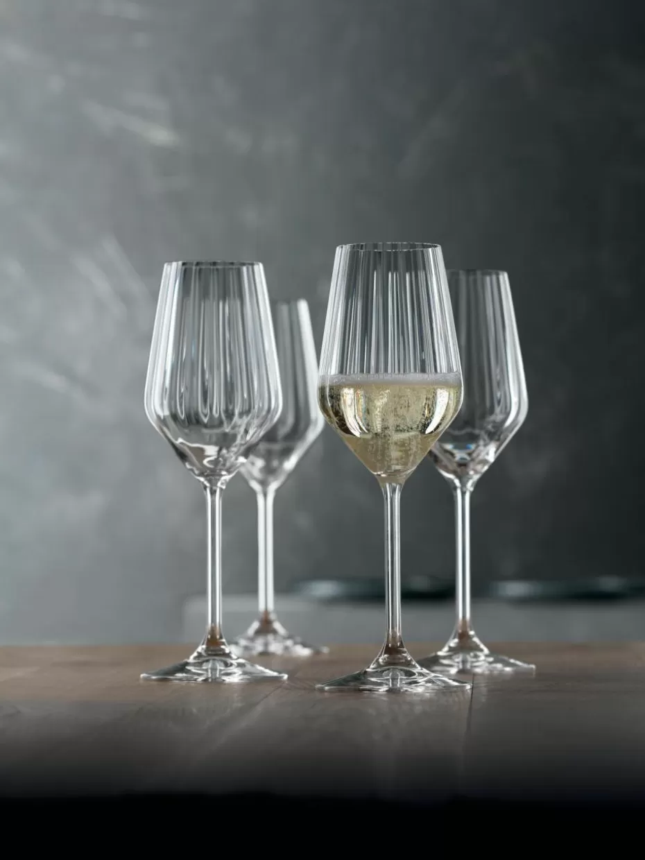 Champagner- & Sektgläser-Spiegelau Kristall-Sektgläser Life Style, 4 Stück