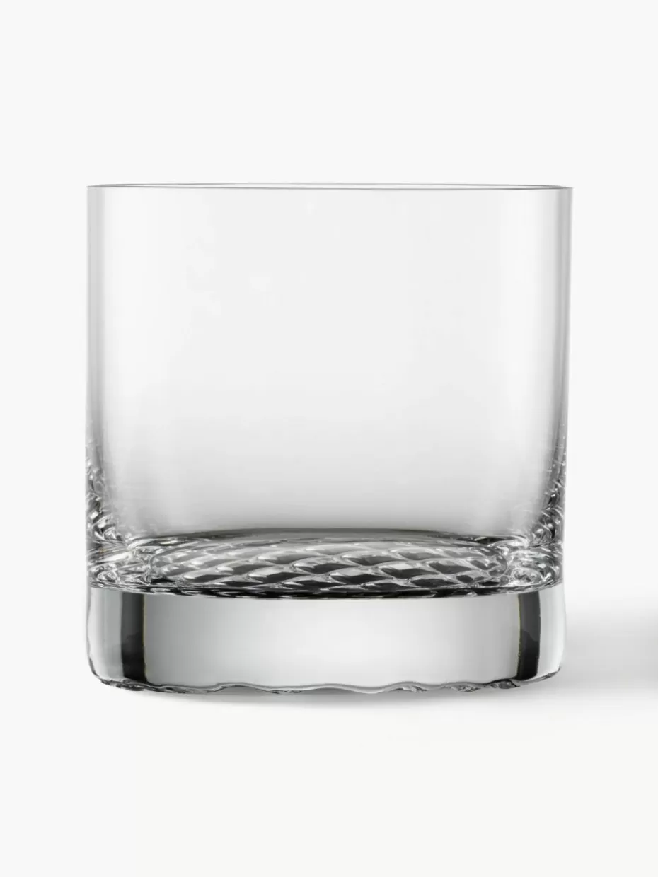 Bargläser-Zwiesel Glas Kristall-Whiskygläser Chess, 4 Stück
