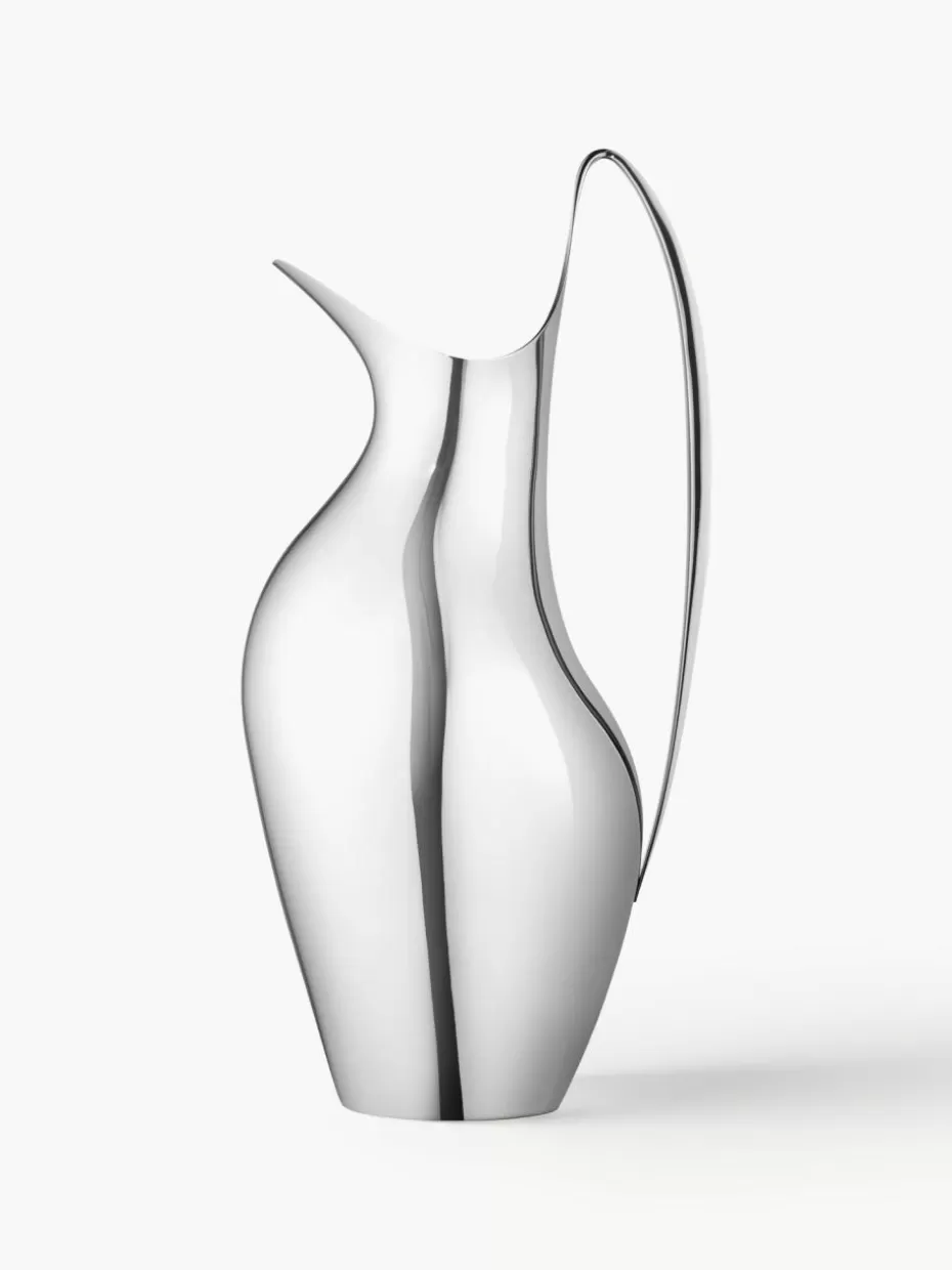 Kannen & Karaffen-Georg Jensen Krug Henning Koppel aus Edelstahl, 1.9 L