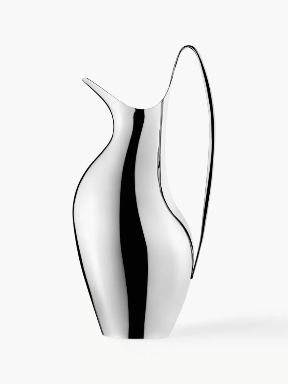 Kannen & Karaffen-Georg Jensen Krug Koppel aus Edelstahl, 750 ml