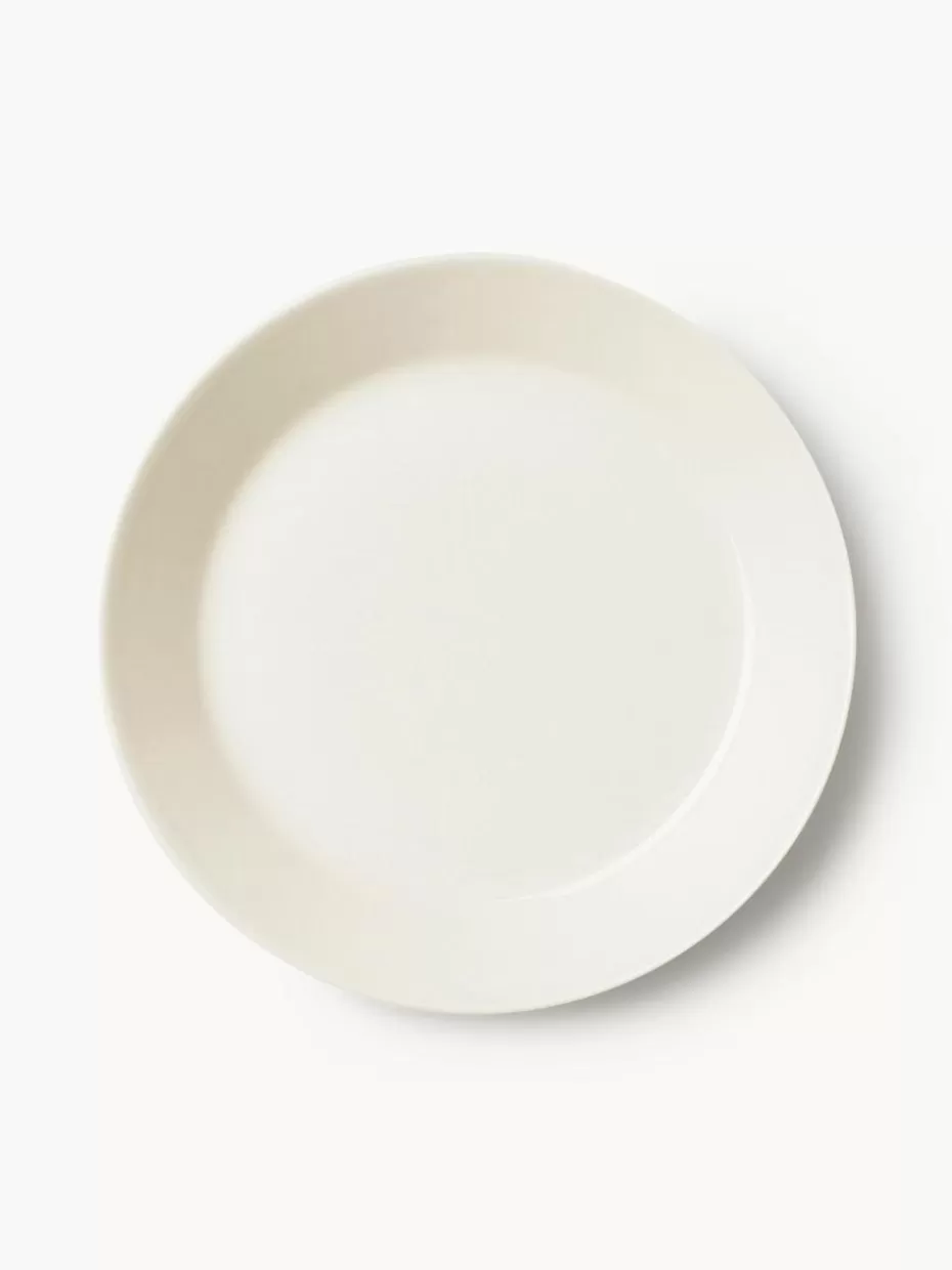 Teller-iittala Kuchenteller Teema aus Vitro-Porzellan Off-White