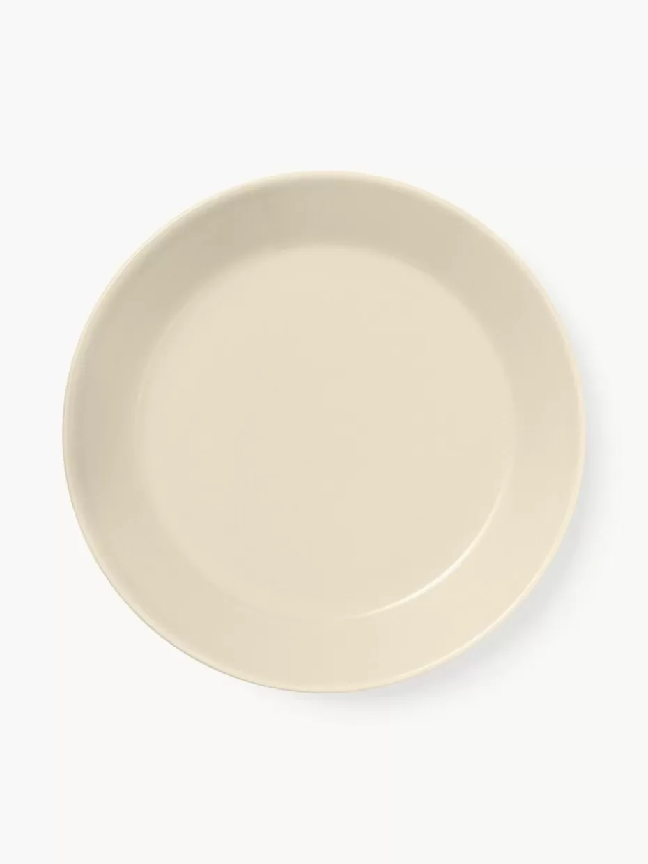 Teller-iittala Kuchenteller Teema aus Vitro-Porzellan Hellbeige