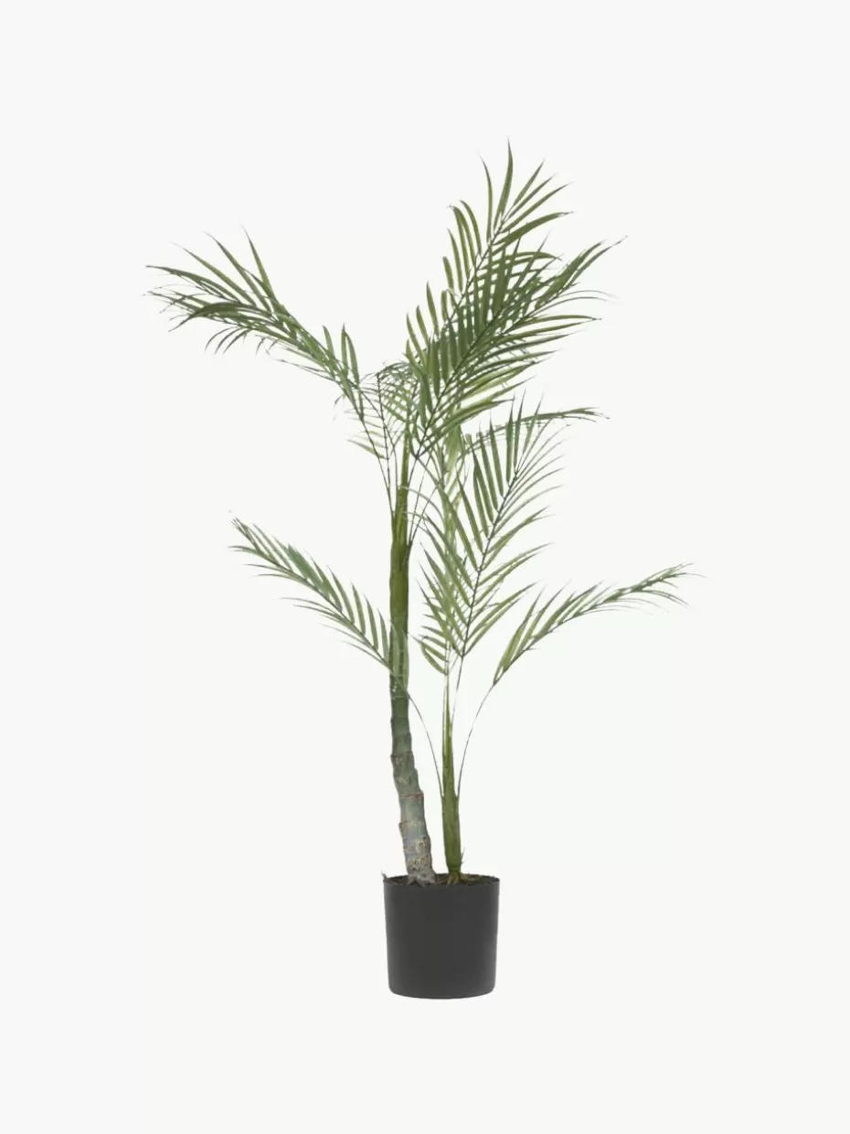 Trockenblumen & Kunstblumen-Westwing Kunstpflanze Palme im Übertopf