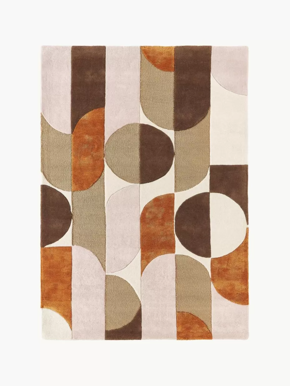 Rechteckige Teppiche-Westwing Collection Kurzflor Wollteppich Camden