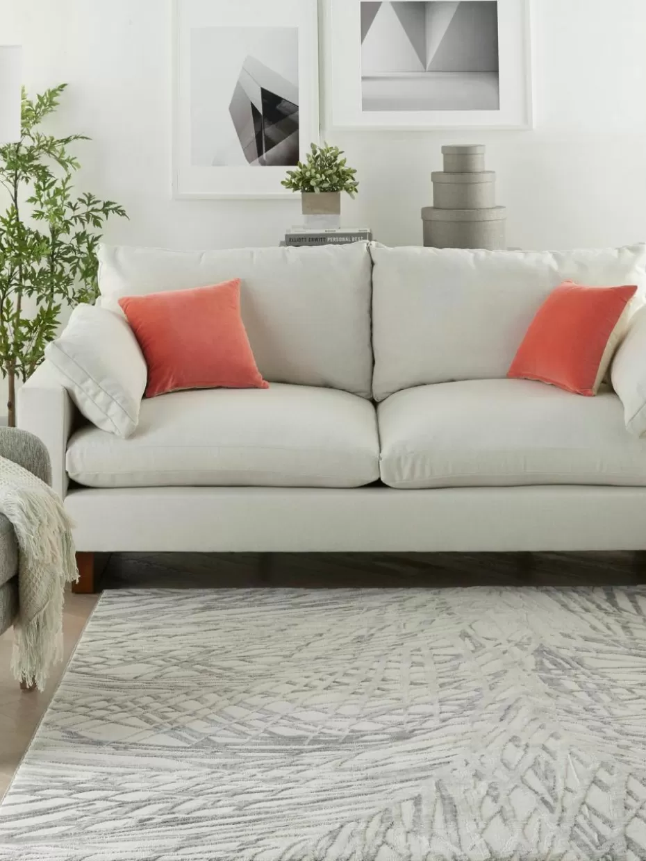 Rechteckige Teppiche-Westwing Kurzflor-Teppich Rustic Texture mit Hoch-Tief-Effekt