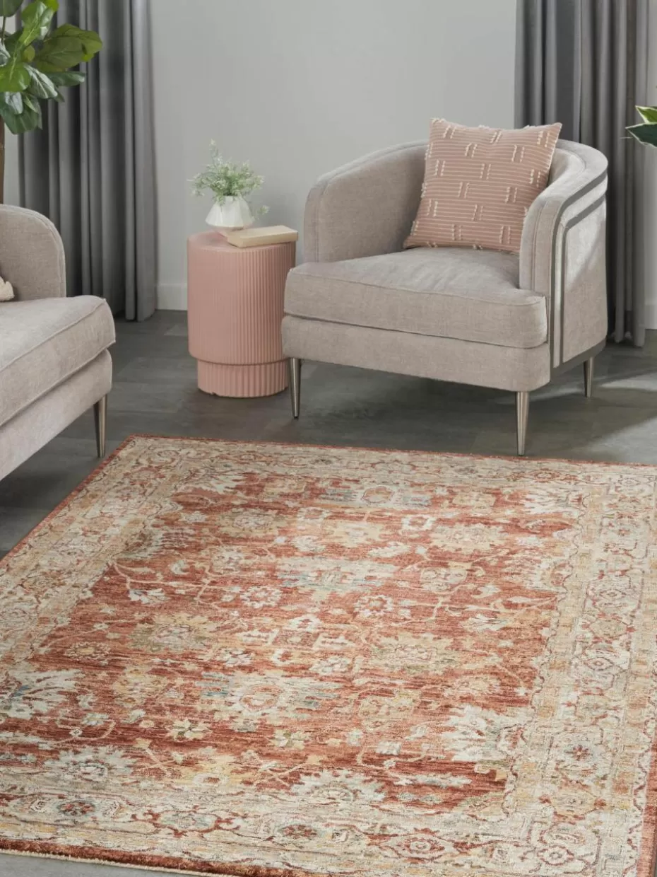 Rechteckige Teppiche-Westwing Kurzflor-Teppich Sahar mit Ornamentmuster
